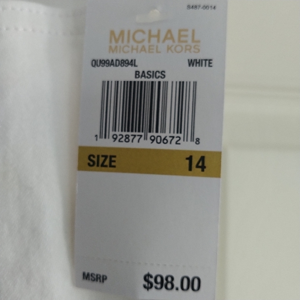 Michael Kors Izzy Skinny White Jeans 14 - Picture 6 of 15